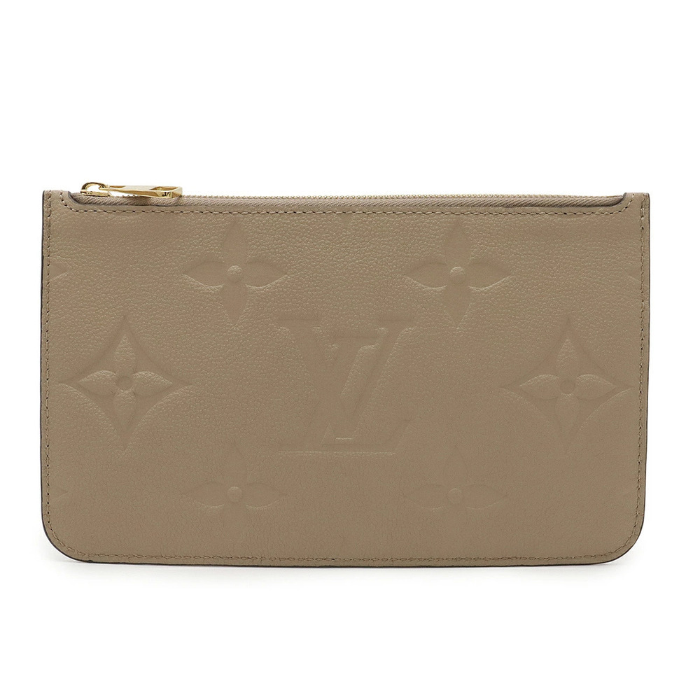 LOUIS VUITTON Monogram Empreinte Neverfull Pouch Clutch Tourtrell strap